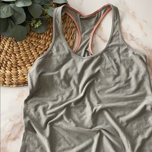 Lululemon Cool Racerback - light Grey - Size 10